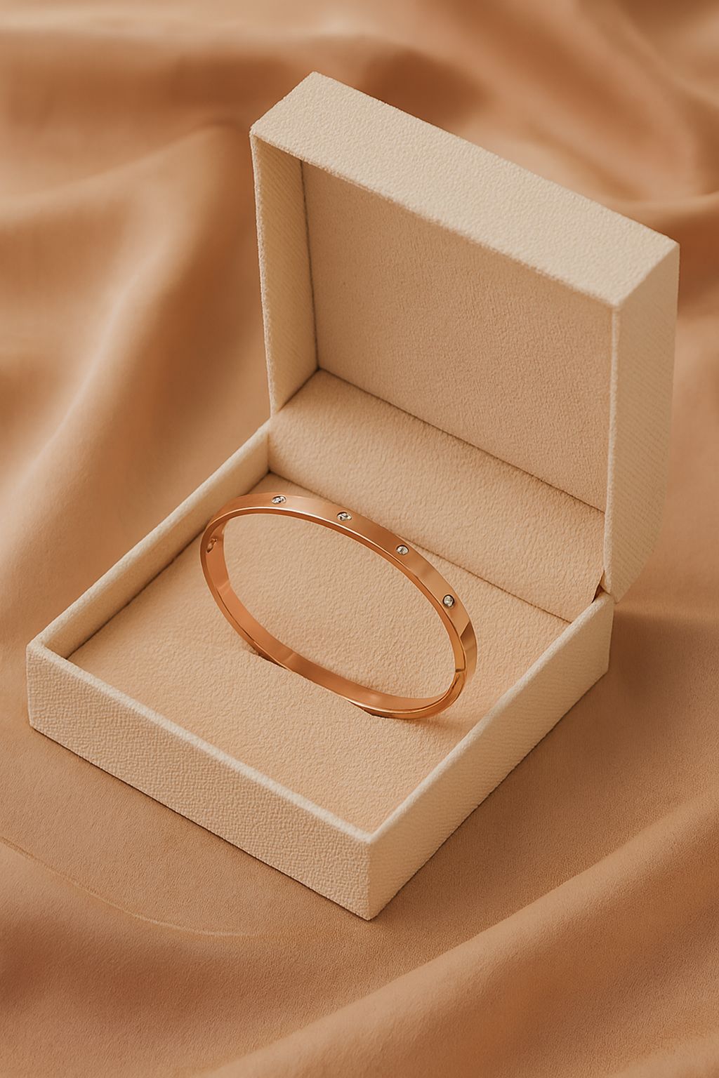 A. BRACCIALE RIGIDO ORO ROSA 009