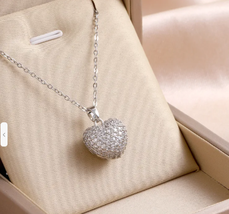 1.A. COLLANA CON CUORE ERGENTO 015