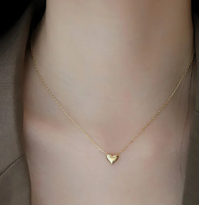 1.A. COLLANA CUORE PICCOLO IN ORO 017