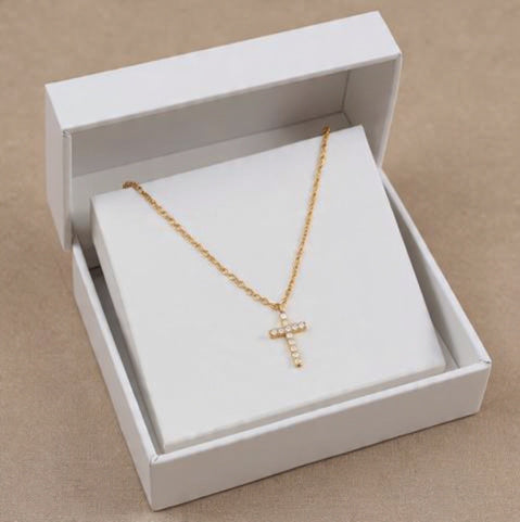 1. A . COLLANA CON CROCE ORO  014