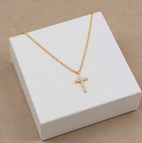 1. A . COLLANA CON CROCE ORO  014