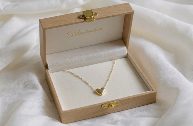1.A. COLLANA CUORE MEDIO ORO 016