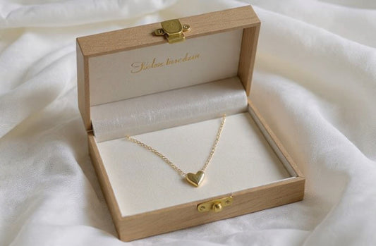 1.A. COLLANA CUORE MEDIO ORO 016